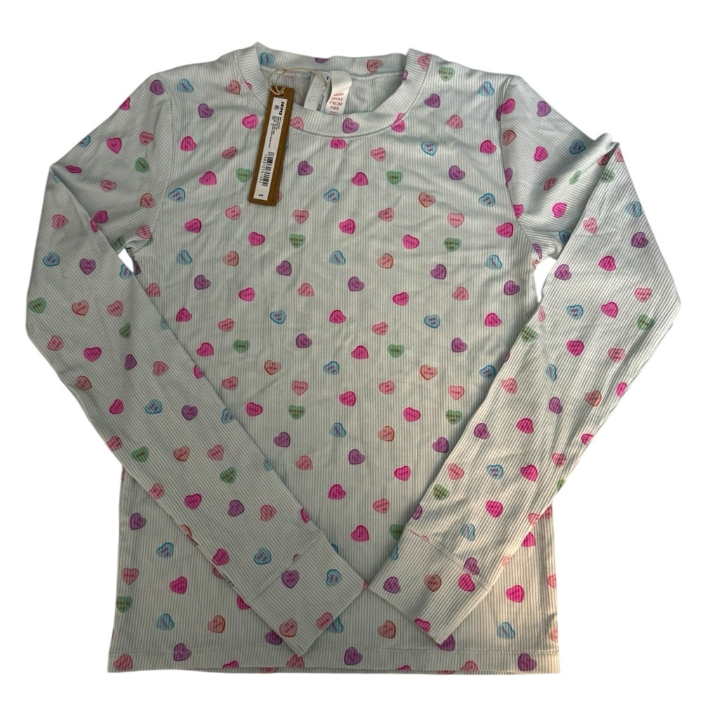 SKIMS Soft Lounge Kids Long Sleeve Top 🍬 Sz. 10 (fits like Women’s XS–S)